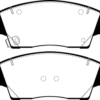 EBC 2016+ Hyundai Tucson Ultimax2 Front Brake Pads