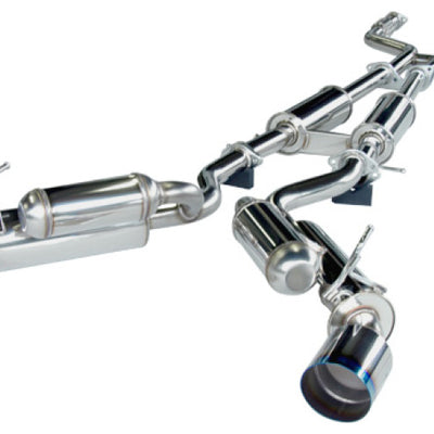 HKS 08-13 Infiniti G37 Coupe Dual Hi-Power Ti Tip Catback Exhaust (SUS304 NO COATING)