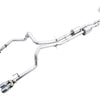 AWE Tuning 22-23 GMC Sierra 1500 AT4X 6.2L 0FG Catback Split Dual (Flat Bumper) - Chrome Silver Tips