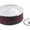 K&N 5-1/8in / 14in X 5.12in H / 7/8in Drop Base Air Cleaner Assembly