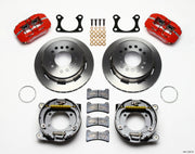 Wilwood Dynapro Low-Profile 11.00in P-Brake Kit - Red Big Ford 2.36in Offset