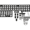 Body Armor 4x4 2005+ Toyota Tacoma Front Bed Molle System