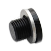 Vibrant M12 x 1.25 Metric Aluminum Port Plug with Crush Washer