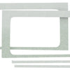 DEI 18-23 Jeep Wrangler JL 2-Door Boom Mat Rear Side Window Trim - 2 Piece - White