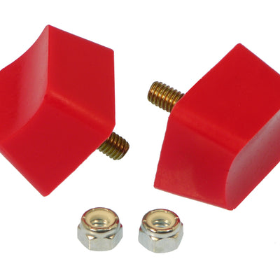 Prothane Universal Bump Stop 1X1 3/4X1 7/16 Crvd Top - Red
