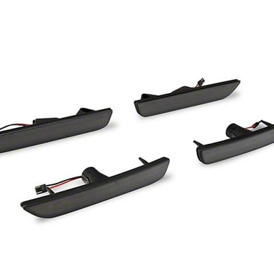 Raxiom 10-14 Ford Mustang Axial Series LED Side Marker Lights (Smoked)