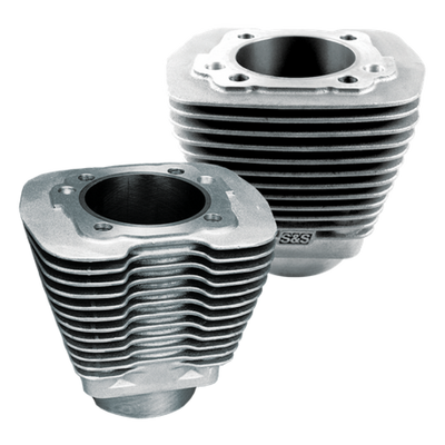 S&S Cycle 84-99 BT 3-1/2in Bore Cylinders - Natural