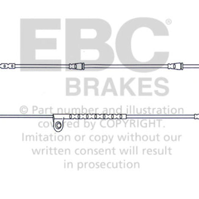 EBC 2010-2014 BMW X5 4.4L Twin Turbo Front Wear Leads