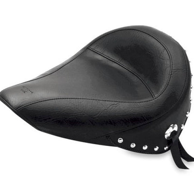 Mustang 84-06 Harley Standard Rear Tire Standard Touring Solo Seat w/Studs - Black