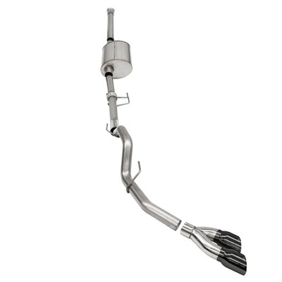 Corsa 2021-2025 Ford F-150 SuperCrew/6.5in Bed 3.5L V6 Sport Cat-Back Single Side Exit-