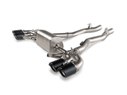 Akrapovic 2020 BMW M8/M8 Competition (F91/F92) w/OPF/GPF Slip-On Line (Titanium) w/Carbon Tips