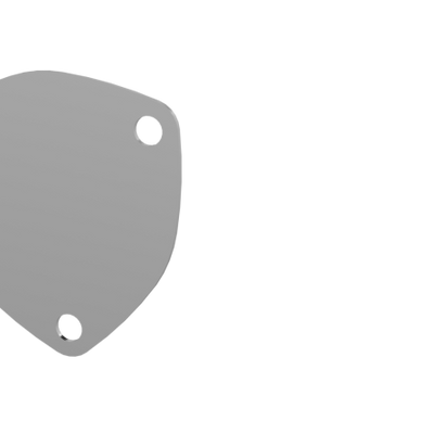 QTP 3in Bolt-On QTEC 3 Bolt Cover Plate