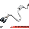 AWE Tuning VW MK7 Golf 1.8T Touring Edition Exhaust w/Diamond Black Tips (90mm)