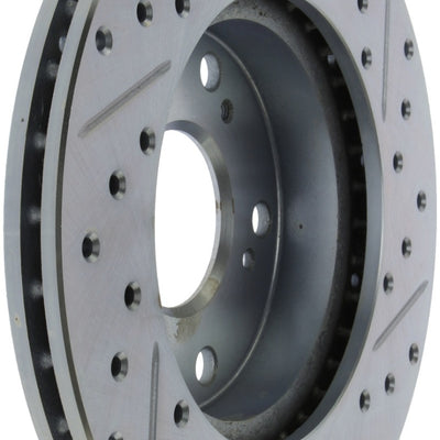StopTech Select Sport 06-11 Honda Civic DX/EX/LX Slotted and Drilled Right Front Rotor