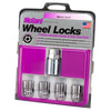 McGard Wheel Lock Nut Set - 4pk. (Cone Seat) M12X1.25 / 19mm & 21mm Dual Hex / 1.28in. L - Chrome