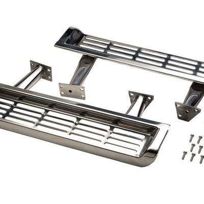 Kentrol 2000 Jeep Wrangler TJ Side Steps Pair 97 - - Polished Silver