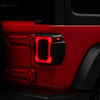 Raxiom 18-23 Jeep Wrangler JL Axial Series Carver LED Tail Lights- Blk Housing (Smoked Lens)