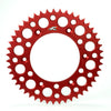 Renthal 96-18 Honda CR250R/CRF150-450R/X/XR 250R/650R Rear Grooved Sprocket - Red 520-48P Teeth