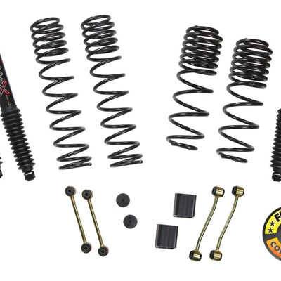 Skyjacker 2018 Jeep Wrangler Rubicon (JL) 2DR 2in-2.5in Suspension Lift Kit w/Black Max Shocks