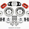 Wilwood Forged Dynalite Front Kit 11.00in Drilled Red 62-72 CDP B & E Body-Drum