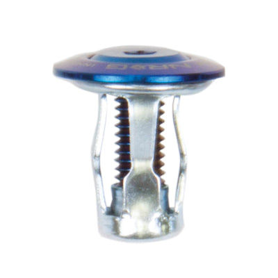 NRG M-Style Fender Washer Kit TI Series M6 For Plastic (TI Burn Washer/TI Burn Screw) - Set of 10