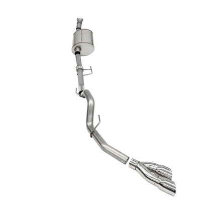 Corsa 2021-2025 Ford F-150 SuperCab/6.5in Bed 3.5L V6 Sport Cat-Back Single Side Exit-Polished