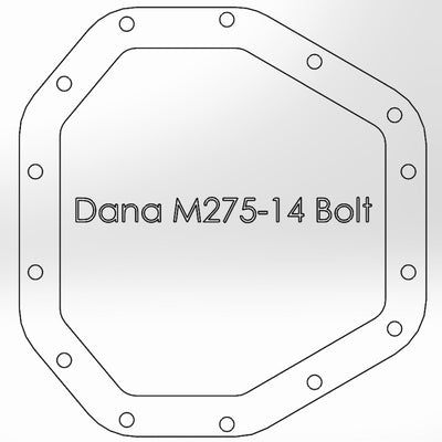 aFe Power Pro Ser Rear Diff Cover Black w/Mach Fins 2017 Ford Diesel Trucks V8-6.7L(td) Dana M275-14