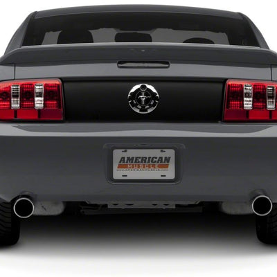 Raxiom 05-09 Ford Mustang Coyote Tail Lights- Chrome Housing - Red/Clear Lens