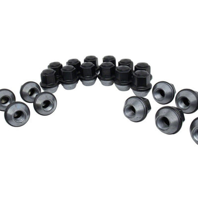Ford Racing M12 x 1.5 Black Lug Nut - Set of 24