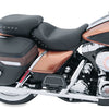 Mustang 08-21 Harley Electra Glide, Rd Glide, Rd King, Str Glide Tour Pass Seat w/Studs - Black