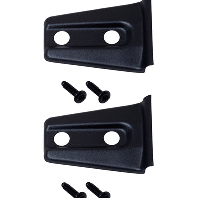 Kentrol 07-18 Jeep Wrangler JK Hood Hinge Overlays Pair- Textured Black