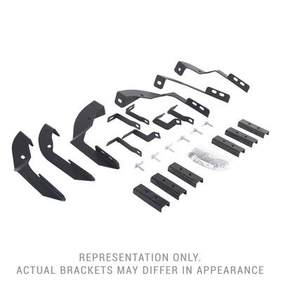 Go Rhino 15-19 Chevrolet Silverado 2500HD/3500HD Brackets for RB Running Boards