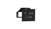 Road Armor 3.6in Offset Fairlead Mount - Tex Blk