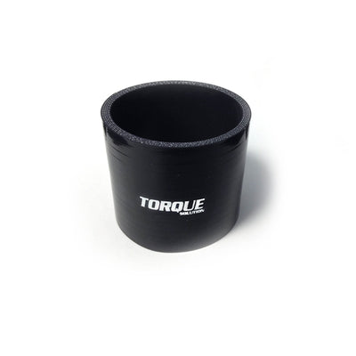 Torque Solution Straight Silicone Coupler: 2in Black Universal
