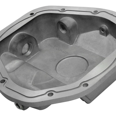 afe Front Differential Cover (Raw; Street Series); Ford Diesel Trucks 94.5-14 V8-7.3/6.0/6.4/6.7L