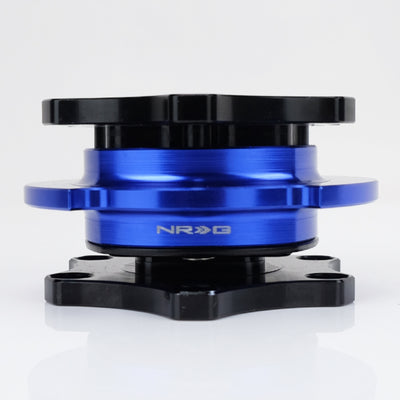 NRG Race Short Hub Datsun - Black Body Blue Ring