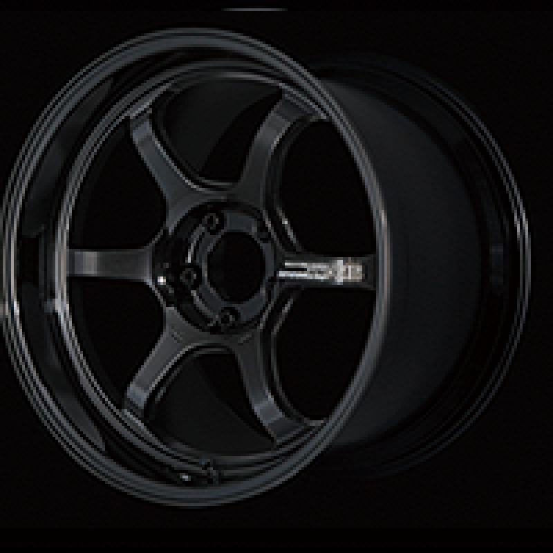 Advan R6 18x9.5 +25 5x112 Racing Titanium Black Wheel