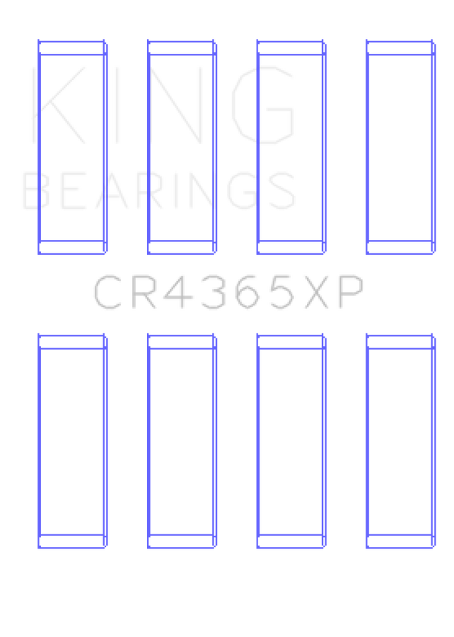 King Engine Bearings Ford Zetec S/Ecoboost1.6 (Size STDX) Connecting Rod Bearing Set