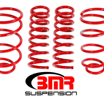 BMR 64-66 A-Body Lowering Spring Kit (Set Of 4) - Red