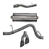 Corsa 2015-2020 GMC Yukon Denali XL 6.2L V8 3in Cat-Back Single Side Exit Twin 4in Black Tips