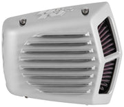 K&N Street Metal Intake System - Shaker Touring 2017 Silver Intake System-Harley-Davidson