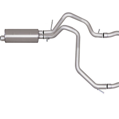 Gibson 07-09 Chevrolet Tahoe LS 4.8L 2.25in Cat-Back Dual Split Exhaust - Stainless
