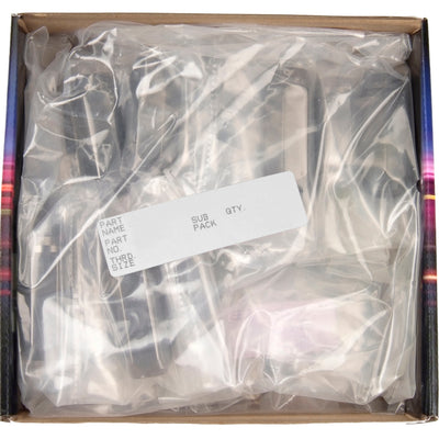 McGard 8 Lug Hex Install Kit w/Locks (Cone Seat Nut) M14X2.0 / 13/16 Hex / 2.25in. Length - Black