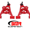 BMR 94-04 Ford Mustang Non-Adj. A-Arms Lower (Poly) w/ Spring Pocket - Red