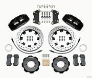 Wilwood Dynapro 6 Front Hat Kit 12.19in Drilled 2012 Fiat 500 w/ Lines