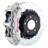 Brembo 14+ Q50/Q50S (Excl. AWD) Front GT BBK 6 Piston Cast 380x32 2pc Rotor Slotted Type-3-Silver