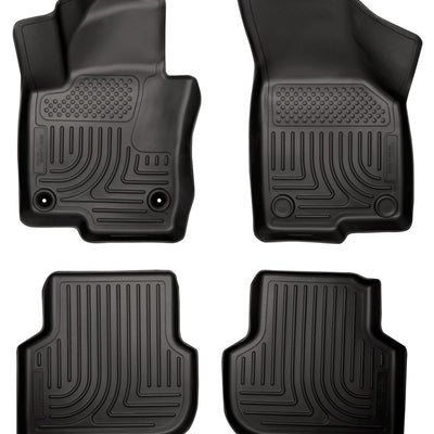 Husky Liners 2011 Volkswagen Jetta (Sedan) WeatherBeater Combo Black Floor Liners