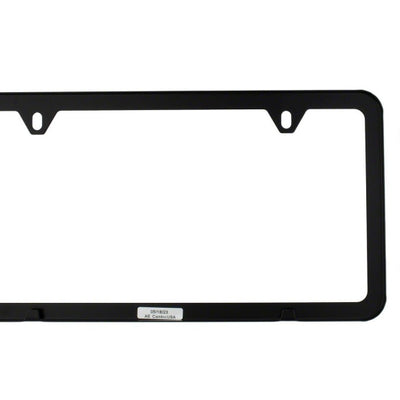 Ford Racing Ford Performance Slim License Plate Frame - Black Stainless Steel