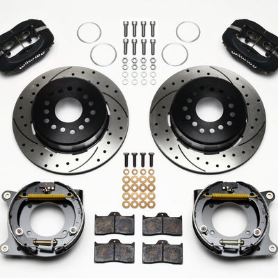 Wilwood Forged Dynalite P/S Park Brake Kit Drilled 55-57 Chevy 2.34in Offset
