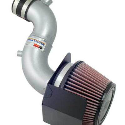 K&N Performance Intake Kit TYPHOON; HONDA FIT L4-1.5L, (SILVER) 07-08
